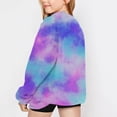 thumbnail image 7 of Mercatoo Teen Girls Tie Dye Crew Neck Sweatshirts Cute Cotton Pullover Sweatshirts Kids Long Sleeve Gradient Color Sweater, 7 of 7