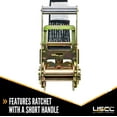 thumbnail image 3 of 2" x 10' Black Endless Ratchet Strap w/ Short Standard Ratchet - 2 P, 3 of 7