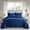 Blue, variant on Moonlight20015 King Quilt Set Reversible Lightweight Bedspread with 2 Shams All-Season Comfort in Peach