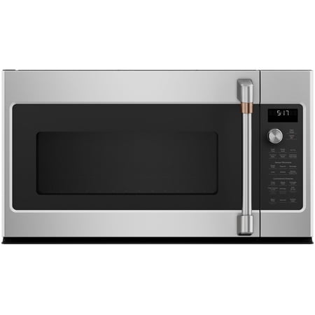 GE Cafe 1.7 Cu. Ft. Convection Over-the-Range Microwave Oven, Stainless Steel