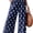 Navy, variant on Wrongduck Womens Pants Elastic Waist Floral Lightweight Palazzo Pants for Women Casual Lounge Wide Leg Pants Woman