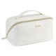 thumbnail image 1 of Bolsa de maquillaje Telena de gran capacidad, de viaje, piel sintética, color beige, 1 of 6