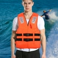 thumbnail image 4 of Dvkptbk Life Jacket Adults Life Jacket Aid Vest Kayak Ski Buoyancy Fishing Watersport Pool Accessories, 4 of 9