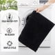 thumbnail image 2 of MeyJey Juego de 4 Tapetes de Baño, Tapetes de Baño, Tapete de Baño de Microfibra Antideslizante, Ultra Suave, con Contorno en Forma de U, Tapete de Baño para Baño, Ducha en el Suelo Interior, Negro, 2 of 14