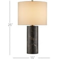 thumbnail image 2 of Currey And Company 6000-0974 Vespera 25" Tall Buffet Table Lamp - Coffee Brown / Antique, 2 of 5