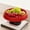 Red, variant on EGYMEN Tall Fruit Bowl, Elegant Snack Serving Dish with High-Footed Base, Stylish Nut Bowl for Living Room Decor, Colorful Storage Tray for Fruits and Snacks
