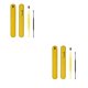 thumbnail image 3 of Soidarity Removedor de cera de oído giratorio de 360 ​​°, herramienta de extracción de palillos para el cuidado de la salud de doble cabeza, Amarillo 2piezas Soidarity CBP491885, 3 of 6