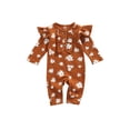 thumbnail image 2 of ITFABS Combinaison à Manches Longues pour Bébé Fille avec Boutons et Col Rond, 2 of 9