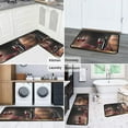 thumbnail image 6 of 2 Piece Wine Kitchen Rug Set, 3D Wine Glasses Kitchen Rugs and Mats Non Skid Washable Absorbent Microfiber Kitchen Floor Decor Mat 17"x47"+17"x30", 6 of 6