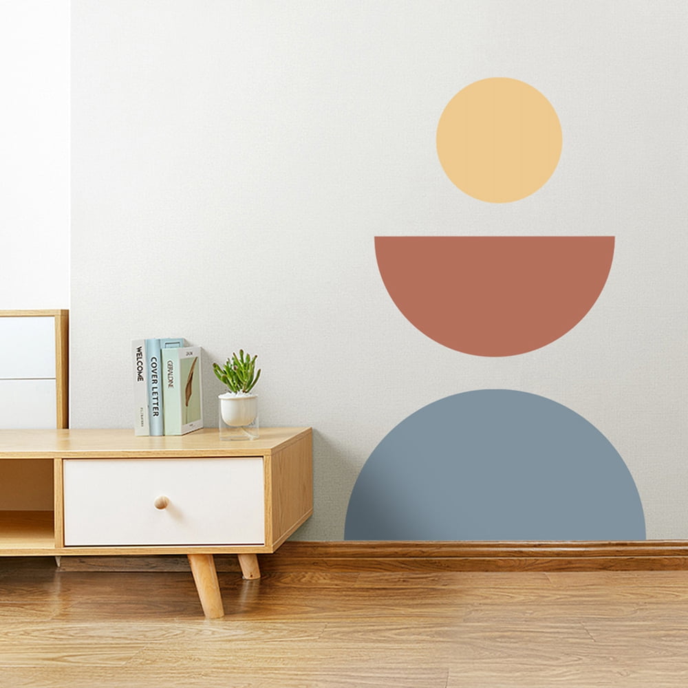 Half Circle Boho DecalSemicircle Boho Wall Decor Sticker,DIY Boho Wall