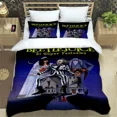 thumbnail image 3 of Juegos de ropa de cama de película de terror B-Beetlejuice, suministros exquisitos, juego de edredón, juego de cama, juego de cama, regalo de cumpleaños de lujo, 3 of 5