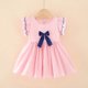 thumbnail image 4 of Vestido de niña Vestido infantil Ropa infantil Vestido de princesa con lazo grande para niña Vestido para niña, 4 of 4
