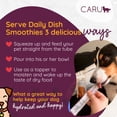 thumbnail image 2 of CARU Daily Dish Smoothie Lickable Treat for Dogs - Peanut Butter, 2 oz, 4 count, 2 of 6