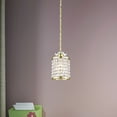 thumbnail image 4 of 50560-28 Livex Lighting Grammercy - 1 Light Mini Pendant in New Traditional Style - 5 Inches wide by 10.75 Inches high-Winter Gold Finish, 4 of 11