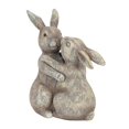 thumbnail image 1 of animal Cuddling Statue Valentine's Day Gifts Garden Decor(bunny), 1 of 4
