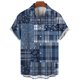 thumbnail image 3 of Camisa hawaiana vintage con estampado de tótem 3D para hombre, camisetas informales de verano de manga corta, ropa de calle, camisas holgadas con solapa de gran tamaño, 3 of 5