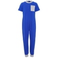 thumbnail image 3 of Aislor Adaptive Clothing for Boys Special Needs Autism Sensory Jumpsuit Anti-Strip Romper with Back Zipper Royal Blue 8, 3 of 7