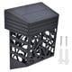 thumbnail image 1 of Luces solares LED para exteriores, lámparas de pared huecas solares, apliques para jardín, puerta principal, patio trasero, 1 of 14