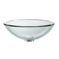 thumbnail image 2 of KRAUS 19 mm Thick Glass Vessel Sink in Clear, 2 of 3