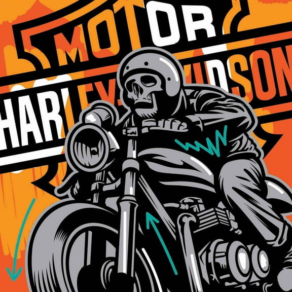 Marmont Hill "Motor" by Josh Ruggs Painting Print on Wrapped Canvas