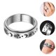 thumbnail image 5 of GOOHOCHY Anillo de nudillo giratorio Anillo simple anillo pareja anillo anillo creativo dedo joyería, 5 of 7