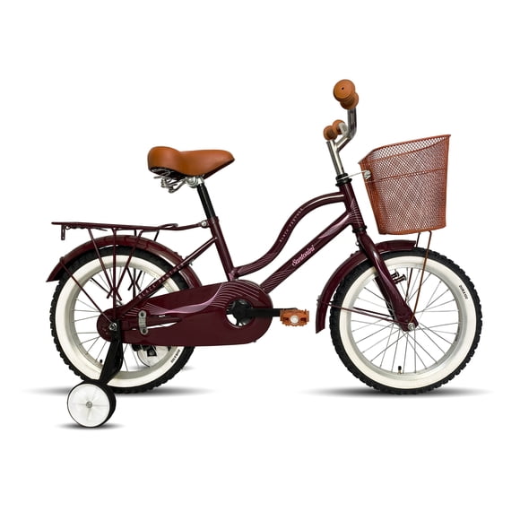 Bicicleta Black Panther Santorini R16 Equipada Con Canasta Morado