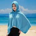 thumbnail image 1 of LEEYNEERCooling Shawl - Instant Heat Relief for Outdoor Events - Soft  Lightweight  Breathable  UPF40 Sun Protection  Machine Washable，Blue, 1 of 5