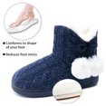 thumbnail image 5 of DL Womens-Warm-House-Bootie-Slippers Fluffy Cute For Winter, 5 of 6