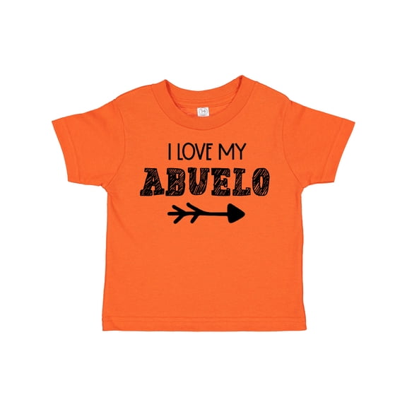 Inktastic I Love My Abuelo with Arrow Boys or Girls Toddler T-Shirt