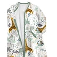 thumbnail image 4 of YOOFOSS Baby Sleep Sack 6-12 Months Long Sleeve Wearable Blanket Baby 100% Cotton 2-Way Zipper 0.5 Tog Infants Sleeping Sack, Lightweight, 4 of 8