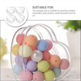thumbnail image 4 of 4Pcs Heart Candies Boxes Transparent Treat Boxes Candy Packing Boxes Wedding Party Candy Boxes, 4 of 4