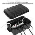 thumbnail image 3 of Caja Eléctrica Para Exteriores, Impermeable, IP54, Resistente La Intemperie, Caja Cubierta De Conexión Cable Extensión Con 6 Entradas Sello Cable, Protege El Enchufe Toma, 3 of 7