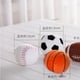 thumbnail image 4 of KAKOWELY 1 sonajero de peluche con control de voz, forma de balón de fútbol, para bebés recién nacidos (blanco y negro), 4 of 5