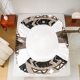 thumbnail image 5 of jejeloiu Retro Bull Skull Bed Sheets,Rustic Farmhouse Hunting King Sheets,White Brown Black Sheet Set For Boys Kids,Breathable Home Decor,4pcs, 5 of 7