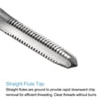 thumbnail image 4 of Unique Bargains 4 Packs M6 x 1 H2 High Speed Steel Straight Flutes Metric Machine Screw Thread Taps, 4 of 6