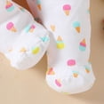 thumbnail image 5 of CAUYDY Preemie Girls Outfits Baby Boys Layette Set 8Pcs Fall Winter Cotton Sleepwear Newborn Clothing Picture Outfit for Unisex Infant Sizes 3-6 Months,Pink, 5 of 8