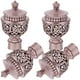 thumbnail image 3 of GOOHOCHY 4 varillas romanas con cabezal hueco para decoración de cortinas (oro rosa), 3 of 8