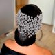 thumbnail image 3 of Diadema nupcial, tocados para novias, accesorios para el cabello con diamantes de imitación para novias (plata), 3 of 5