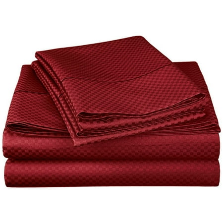UPC 855031062462 product image for Simple Luxury Micro Check 800 Thread Count Sheet Set | upcitemdb.com
