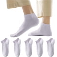 thumbnail image 2 of Women's Pure Cotton Short Socks Thin Breathable Anti Odor Casual Summer Sports, 2 of 5