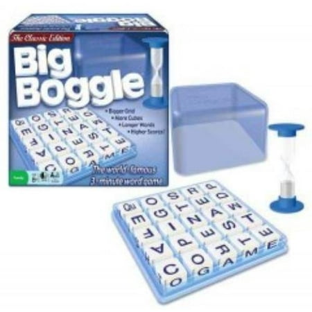 Simple Game Board BIG BOGGLE, THE CLASSIC EDITIONIT’S FUN AND SIMPLE: Start the timer, each player searches the letters to make words of FOUR letters or more..., By Winning Moves Games ()