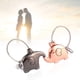 thumbnail image 2 of 1 par de llaveros de amantes, elefante besándose extraíble, bonito llavero, regalo de San Valentín, aleación de zinc brillante, 2 of 6