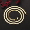 thumbnail image 1 of Cadena de plata de ley 925 de 1MM, collar de plata a la moda, cadena de serpiente de alta calidad para hombres y mujeres, 1 of 5