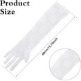 thumbnail image 2 of Dalrosia Women's Long Lace Floral Opera Gloves Wedding Bridal Gloves Bridal Dance Gloves Party Stretchy Elbow Length Gloves, 2 of 6