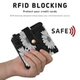 thumbnail image 4 of Small Wallet For Women Bifold Leather Pocket Coin Credit Card Holder With RFID Blocking Pure White Or Stark Gray, 4 of 6