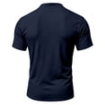 thumbnail image 7 of Fabrcox Mens Short Sleeve Shirts Lace Up V Neck T Shirts for Men Regular Fit Breathable Lightweight Workout Summer Shirt Men XXL, 7 of 7