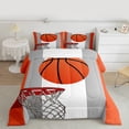 thumbnail image 2 of Castle Fairy Female Men Adults Basketball Game 3 Pieces Queen Comforter Set,Sport Theme Ultra Soft Bedding Sets,Ball Gaming Bedding Comforter Set Breathable,Luxury Bedroom Decor,Reversible, 2 of 8