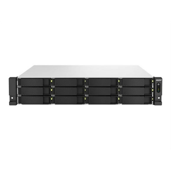 QNAP TS-H1887XU-RP - NAS server - 18 bays - rack-mountable - SATA 6Gb/s - RAID RAID 0, 1, 5, 6, 10, 50, 60, JBOD - RAM 32 GB - 2.5 Gigabit Ethernet / 10 Gigabit Ethernet - iSCSI support - 2U