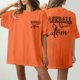 thumbnail image 4 of Camiseta de Cuello Redondo Impresa Delantera Y Trasera de Béisbol de las Mujeres de Verano, Camisetas Cortas Casuales Ligeras para las Mujeres, 4 of 5