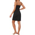 thumbnail image 3 of INSPIRE CHIC Women's Cami Nightgown Bow Print Cute Summer Sleeveless Nightdress Chemise Sleepwear Camisole Nightshirt M Black Heart, 3 of 6